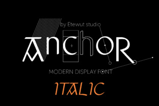 Anchor Italic: A Display Typeface for Web Design Magic