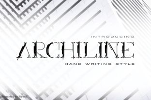 Archiline: A Hand Scratched Font for Brand Builders