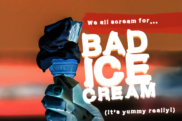 Bad Ice Cream Font: A Playful Display Typeface for Brands
