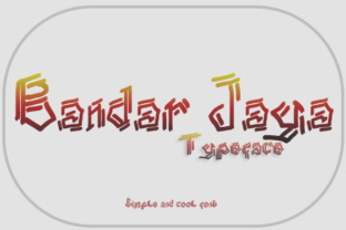 Bandar Jaya Typeface: A Display Font for Bold Digital Branding