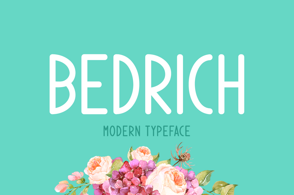 Bedrich: A Simple, Clean Typeface for Smooth Branding