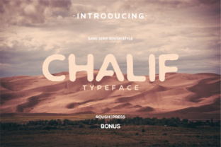 Chalif: A Hand-Drawn Display Font for Authentic Branding