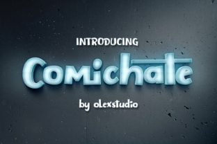 Comichate: A Display Font That Makes Small Brands Shine