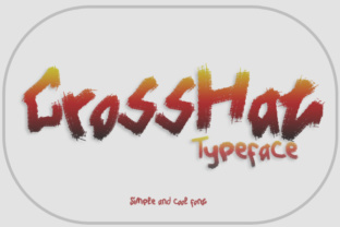 CrossHat: A Display Font for Bold Marketing Visuals