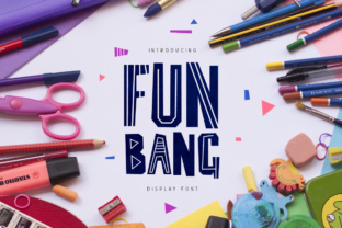 Fun Bang: A Playful Geometric Font for Bold Branding