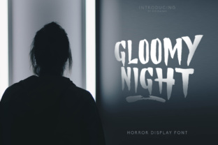 Gloomy Night: The Edgy Display Font for Bold Digital Campaigns