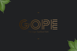 Gope: The Signature Font That Makes Handmade Products Shine