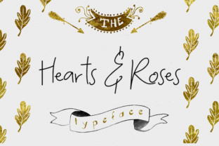 Hearts and Roses: A Romantic Display Font for Web Design