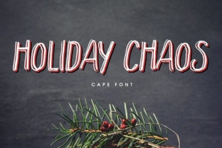 Holiday Chaos: A Display Font That Feels Like Home