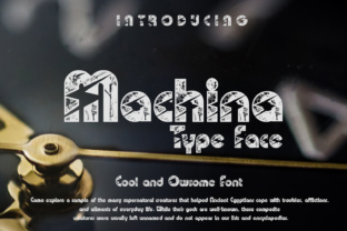 Machina: A Display Font That Brings Bold Character to Branding