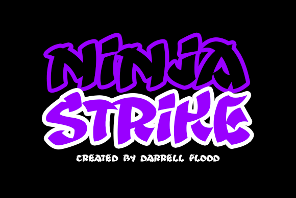 NinjaStrike Font Review: A Display Typeface with Energy