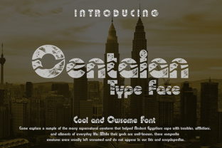 Oentaian: A Display Typeface for Bold Campaign Visuals