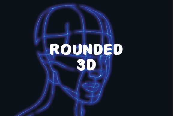 Rounded 3D: A Playful Display Font for Web Designers
