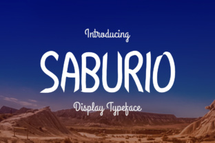 Saburio Display Font: Angular Energy for Digital Campaigns