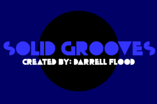 Solid Grooves: A Bold Display Font for Crafters and Makers