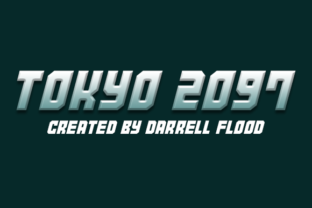 Tokyo 2097: A Display Font with Angular Energy and Direction