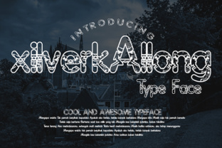 XilverkAllong: A Creative Display Font for Handmade Products